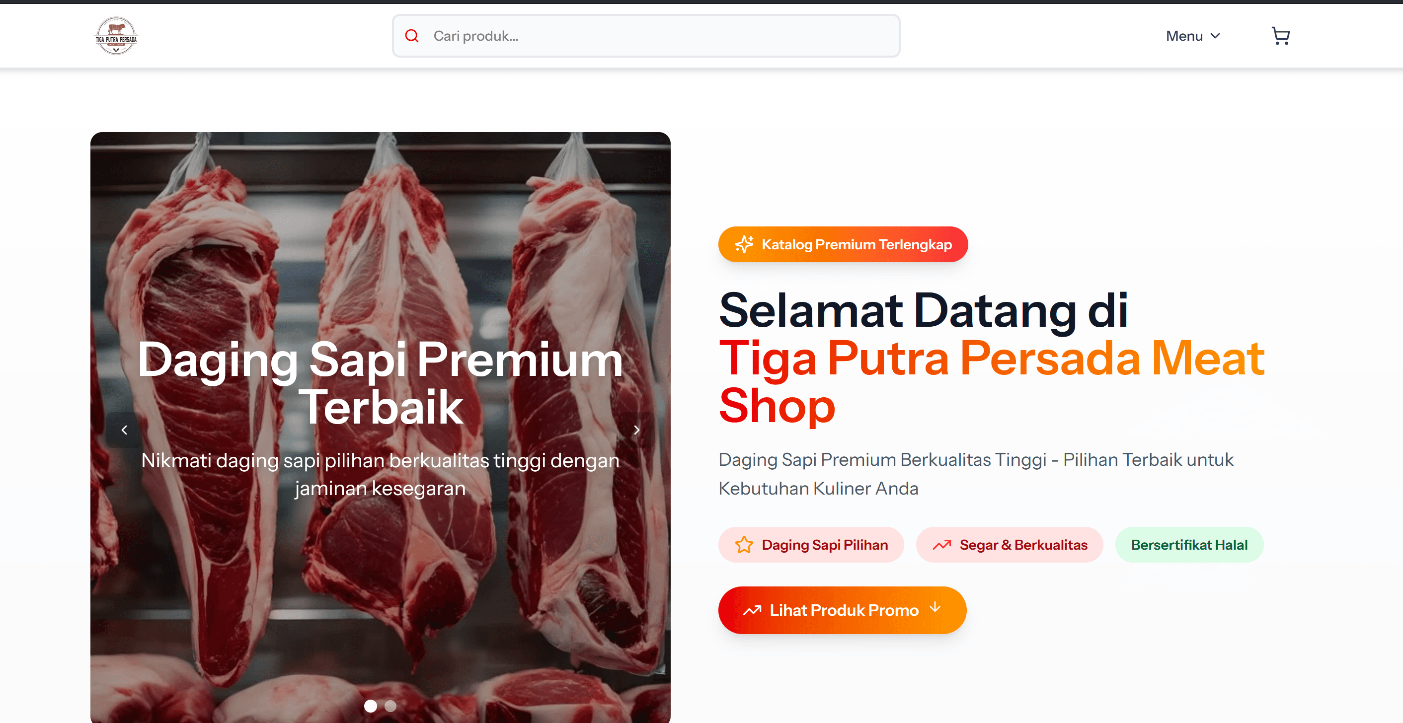 E-Catalog Penjualan Daging Sapi